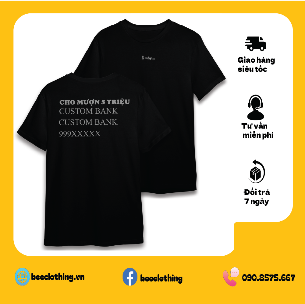 Cho mượn 5 triệu T-Shirt